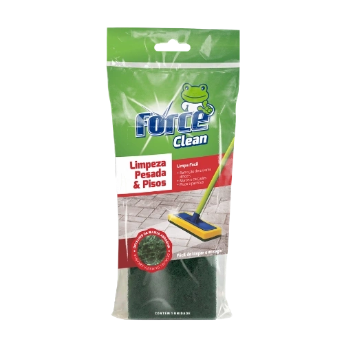 Mop Limpa Fácil Limpeza Pesada & Pisos Force Clean